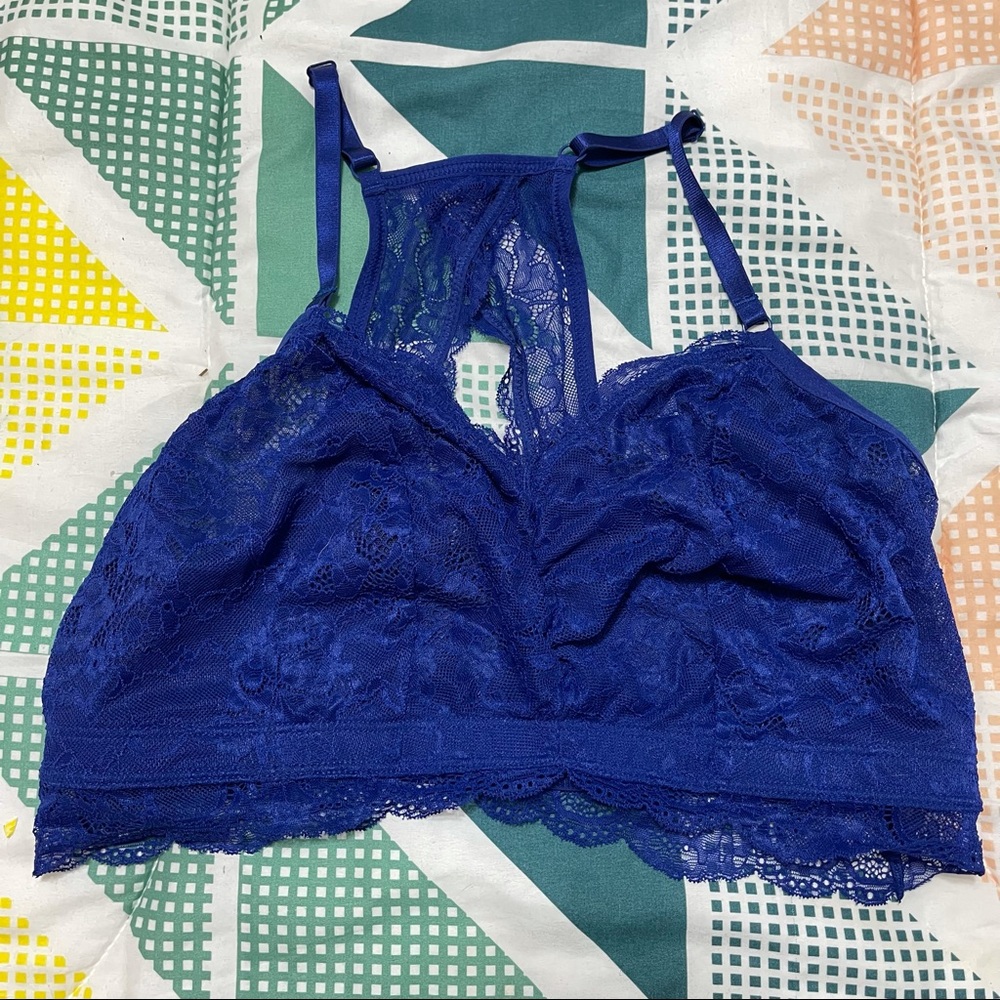 Torrid Blue Lace Bralette